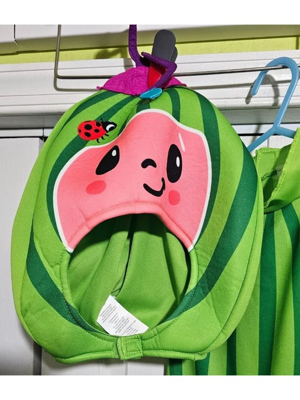 Cocomelon Toddler Costume 3T- 4T Watermelon Headpiece Disguise Halloween Kids - Picture 3 of 5